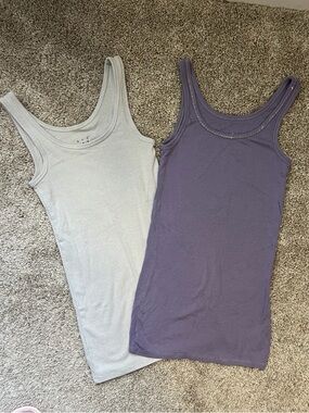 Silver & Lavender Tank Tops